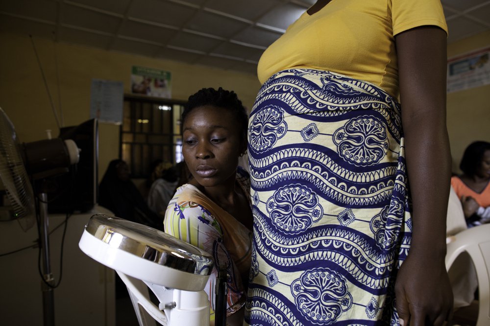 Antenatal care in Nigeria. Photo: PATH/Evelyn Hockstein