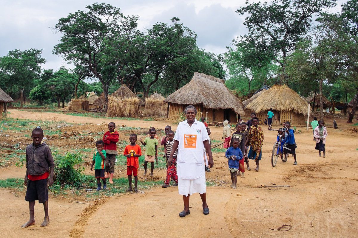 Mapping structures in Zambia will improve health officials’ ability to prevent malaria. Photo: PATH/Gabe Bienczycki.