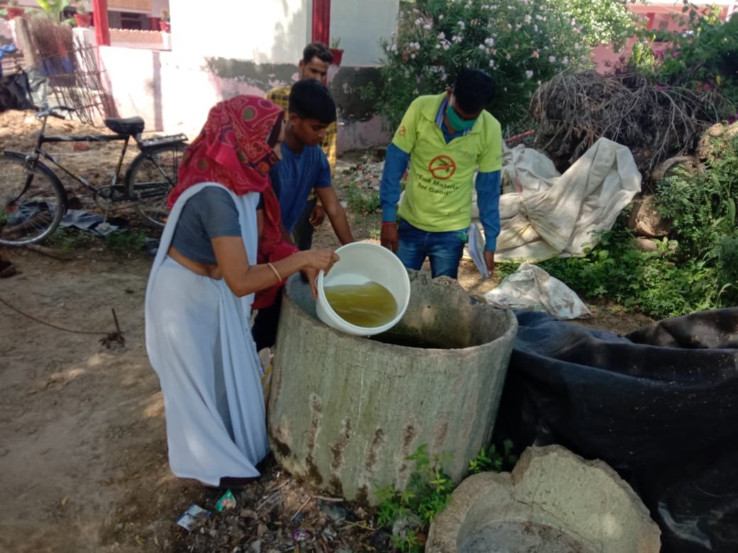 19. eliminating stagnant water sources to prevent larva breading