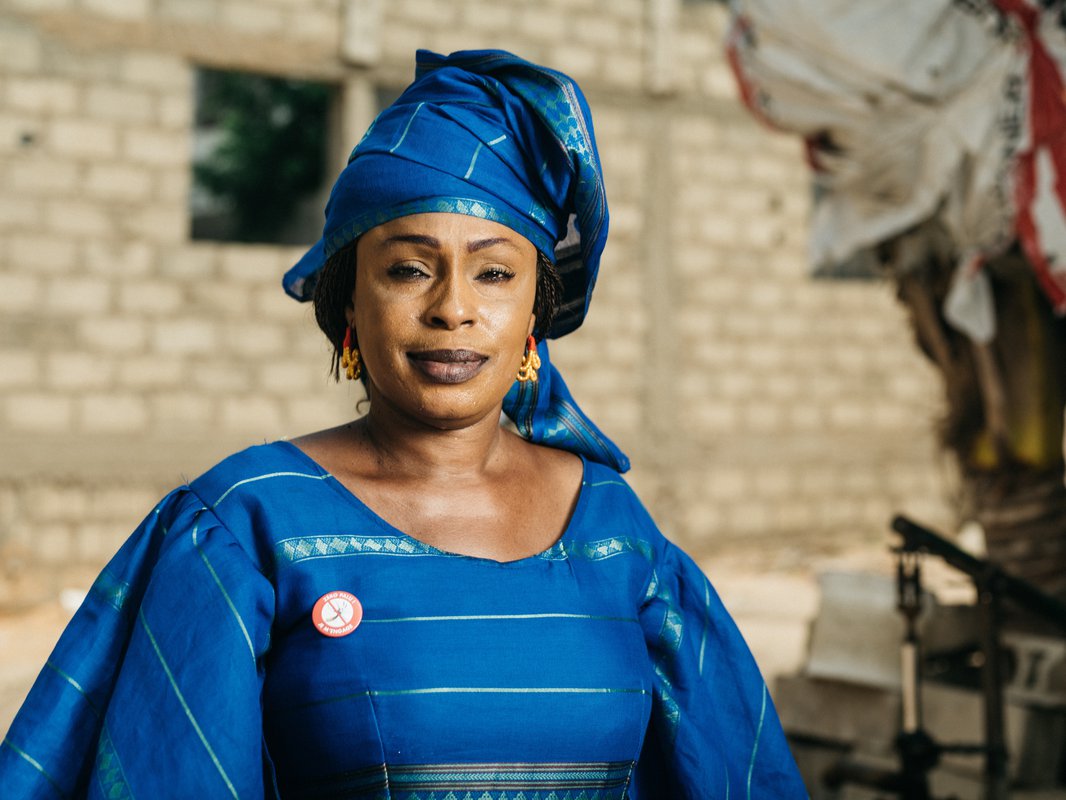 Senegal malaria champion Couba Diouf. Photo: Gabe Bienczycki