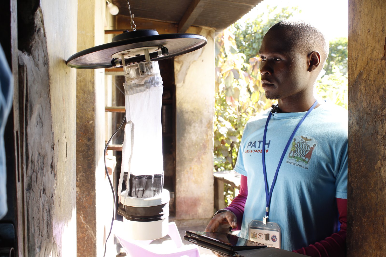 ATSB record data on tablet