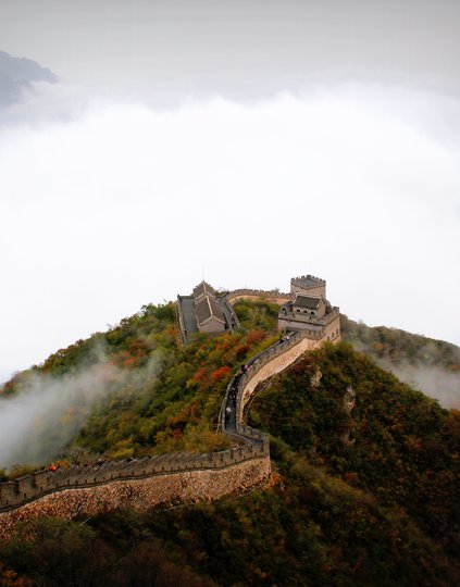 The Great Wall of China.