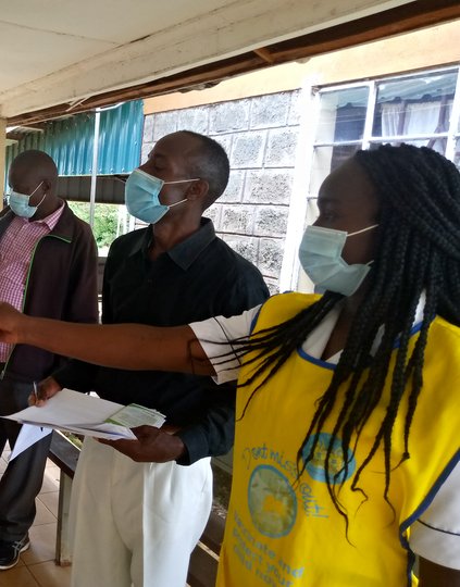 Kakamega MNCH Alliance conducting an input tracking visit