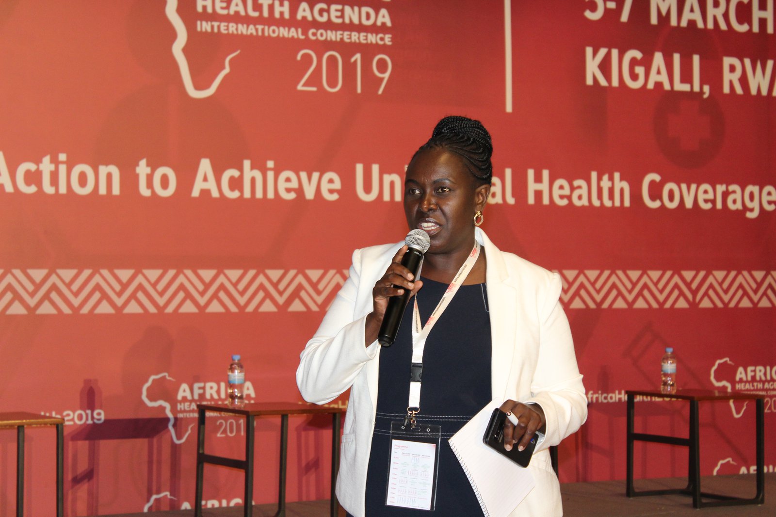Pauline Irungu speaks at PATH session on regulatory harmonisation at AHAIC in March 2019