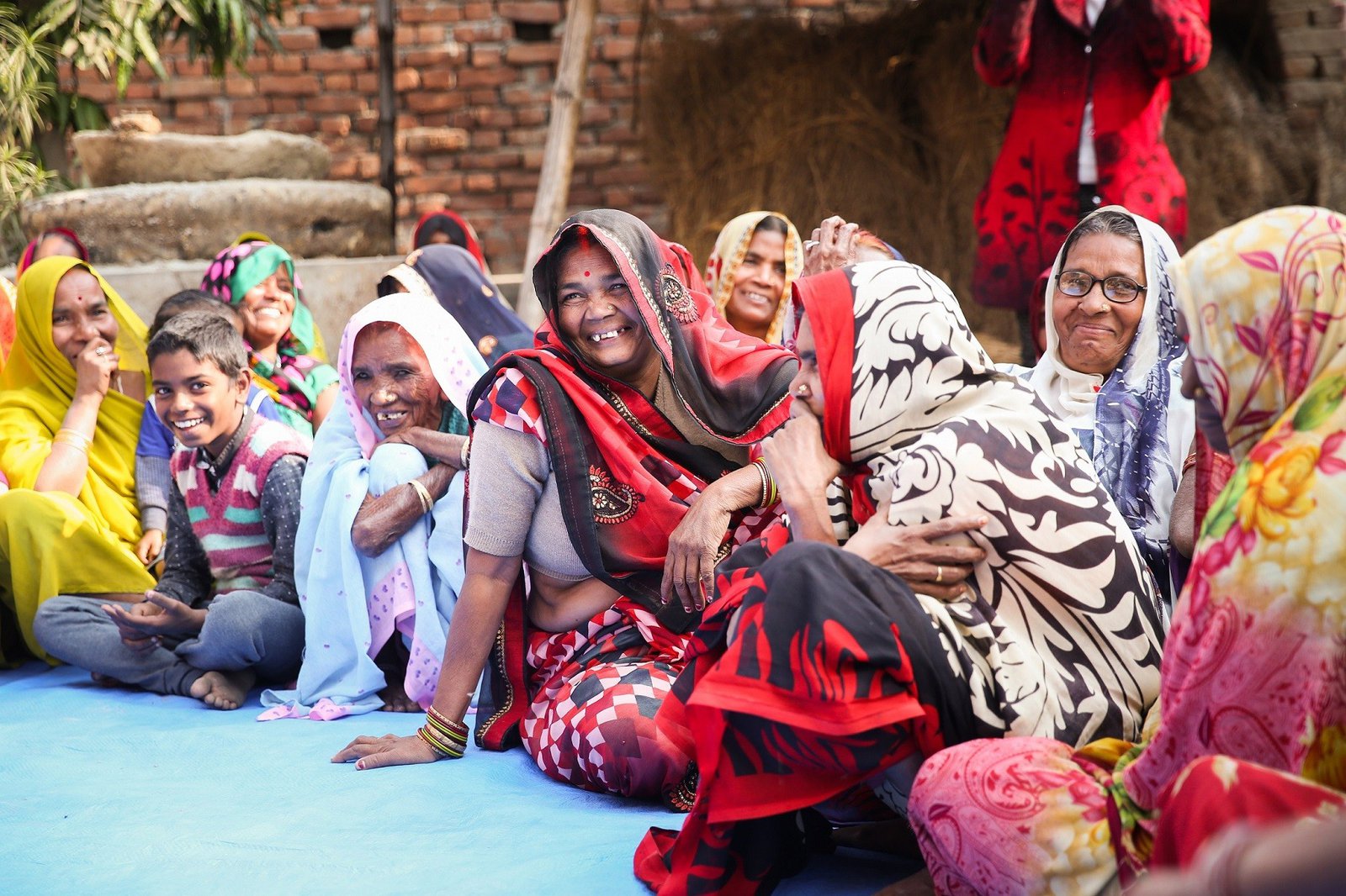 Villagers at a community awareness meeting in Uttar Pradesh, India. Photo: PATH/Mansi Midha