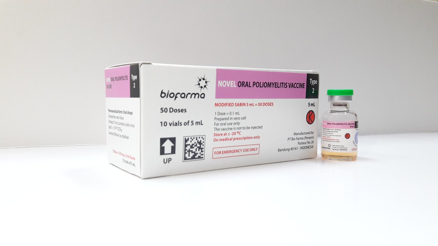 Type 2 novel oral polio vaccine