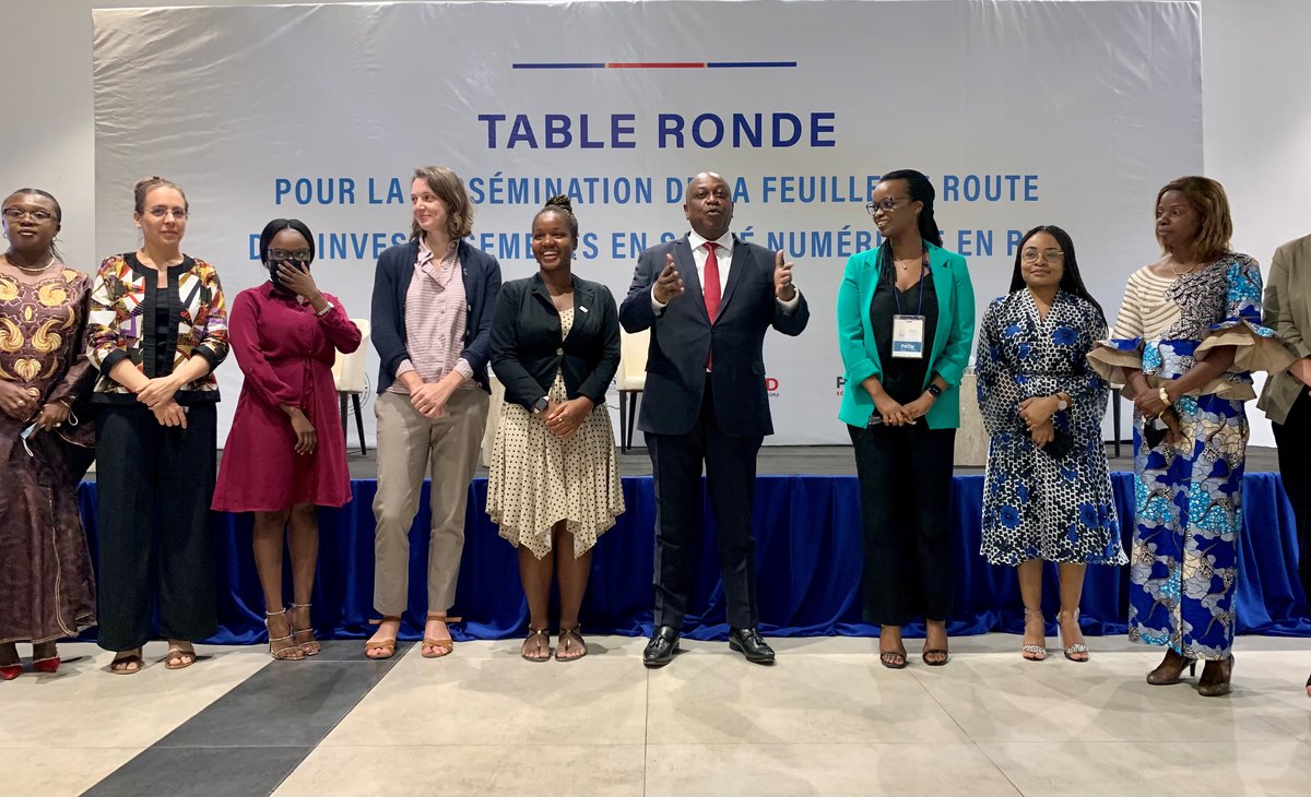 In line with the government’s vision for digital transformation of the health sector, the DRC Ministry of Health, Hygiene and Prevention and its partners at a roundtable in Kinshasa on March 9, 2022.